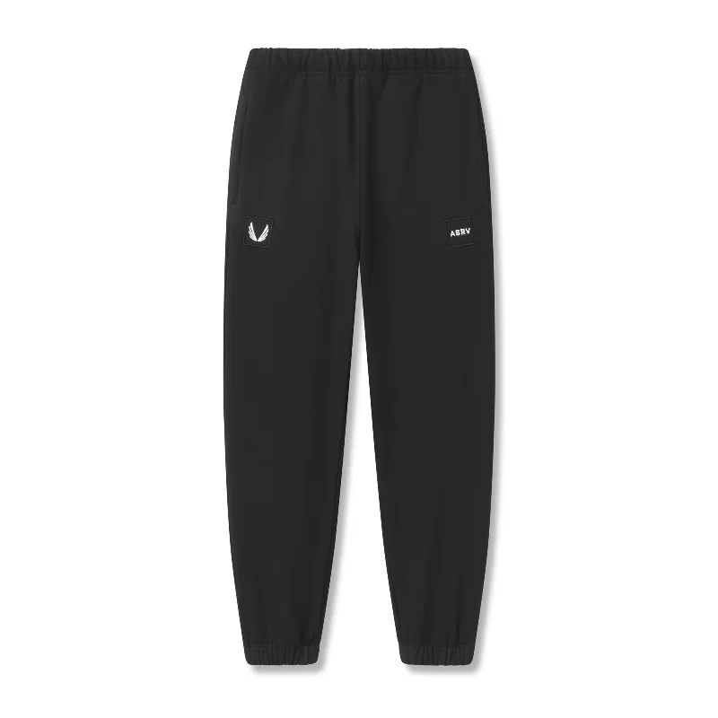 0655. Tech-Terry™ Oversized Sweats - Black ""Patch""