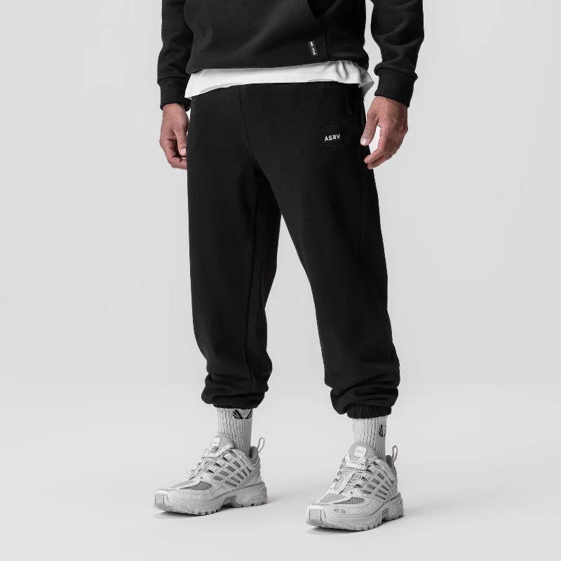 0655. Tech-Terry™ Oversized Sweats - Black ""Patch""