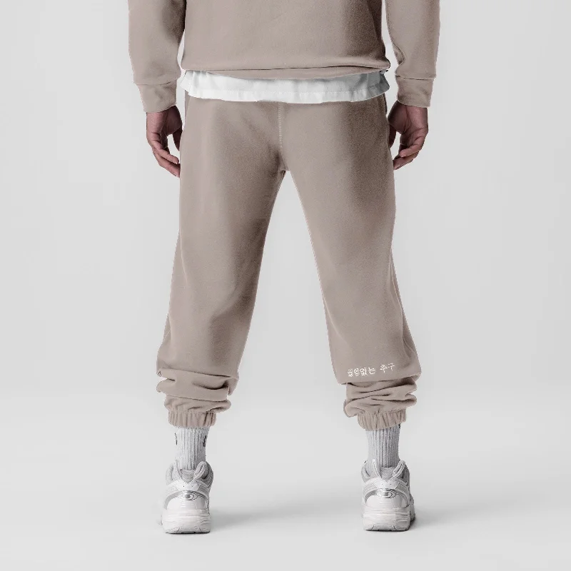 0655. Tech-Terry™ Oversized Sweats - Chai ""Emblem""