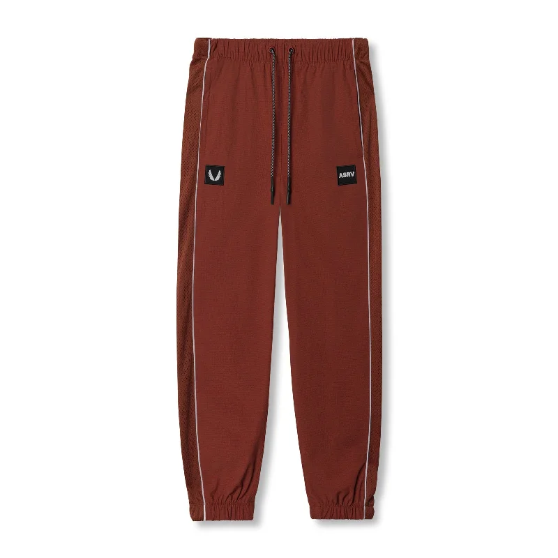 0796. Ripstop Oversized Track Pant  - Brick