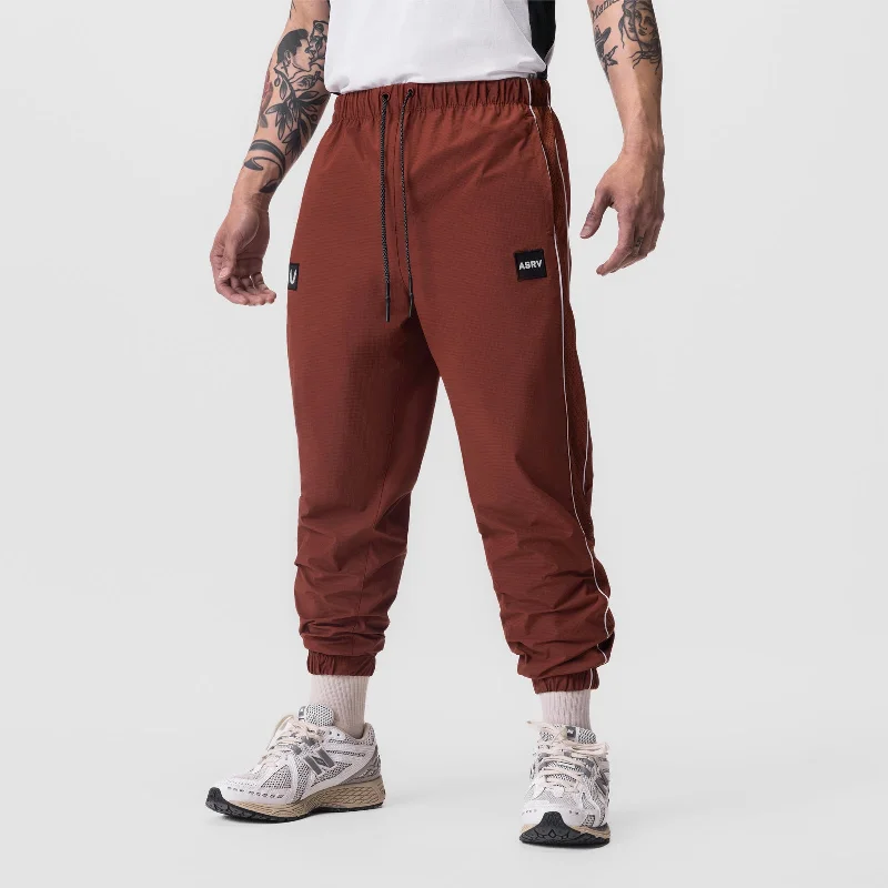 0796. Ripstop Oversized Track Pant  - Brick