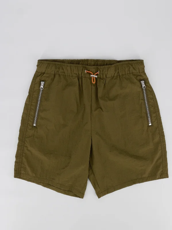 Men's Plain Solid Short,Olive