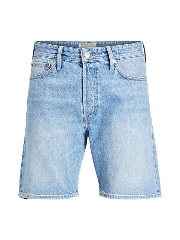 Men's Loose Fit Denim Short,Light Blue