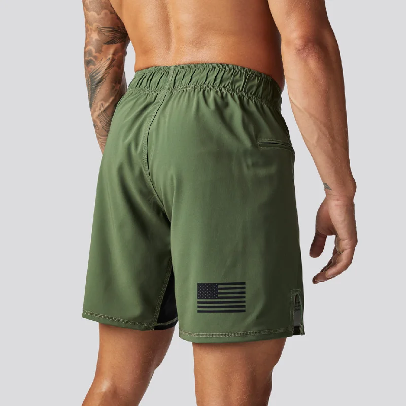 American Defender Short Velcro 3.0 (OD Green)