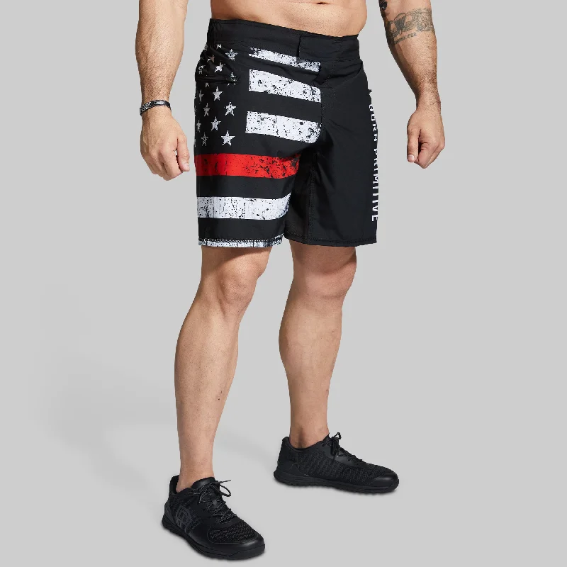 American Defender Short Velcro 3.0 (Thin Red Line)