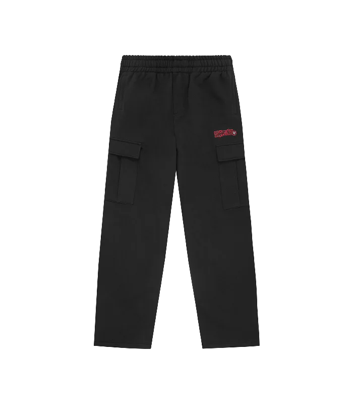 CARGO SWEATPANTS - BLACK