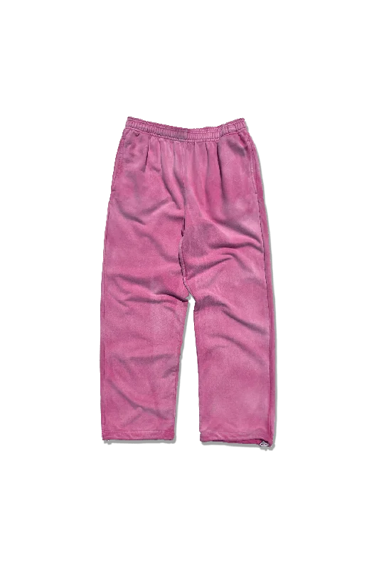 Exclusive Recess Terry Sweatpants - Faded Carmine Rose