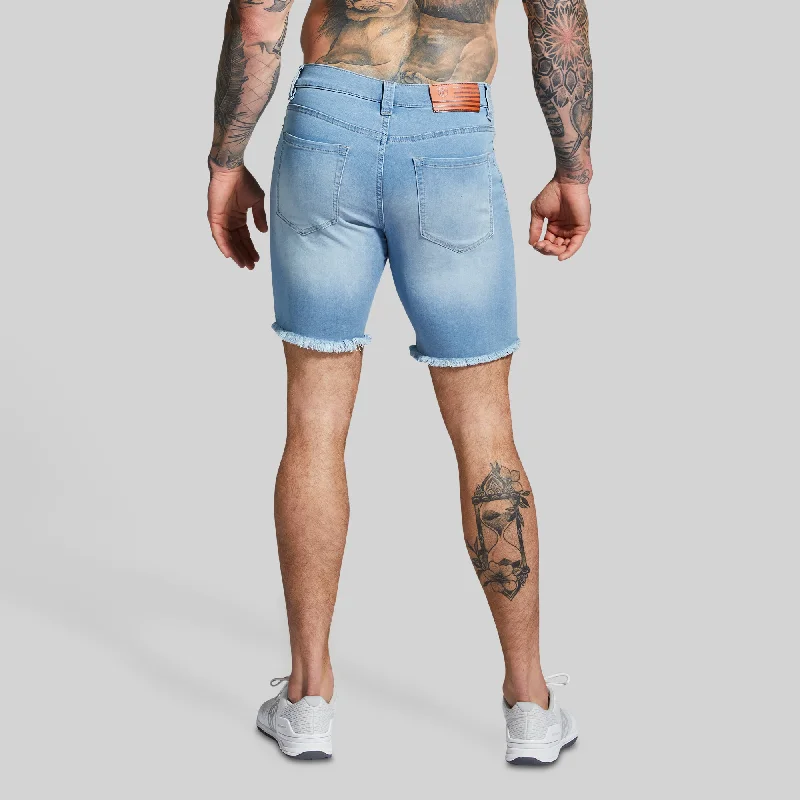 FLEX Stretchy Jort (Light Wash)