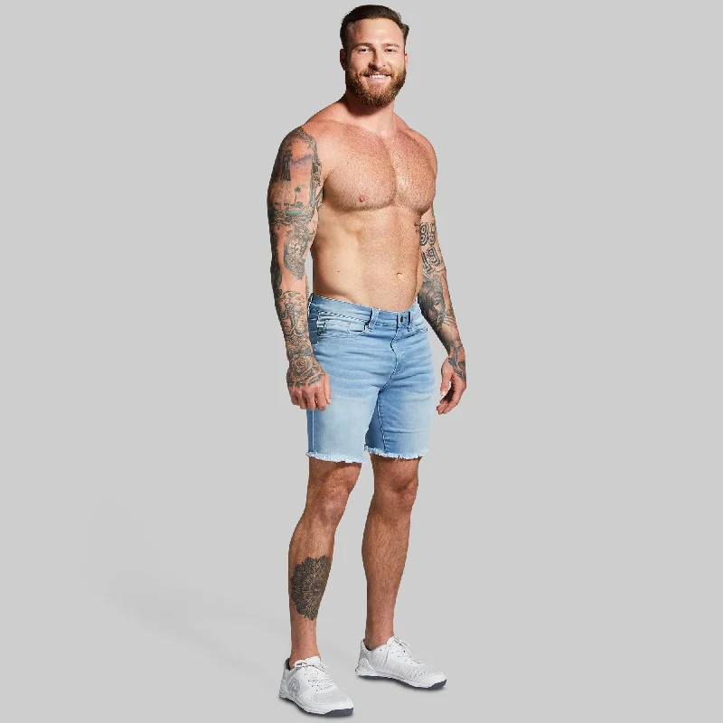 FLEX Stretchy Jort (Light Wash)