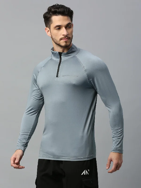 Zip Semi Compression Tshirt