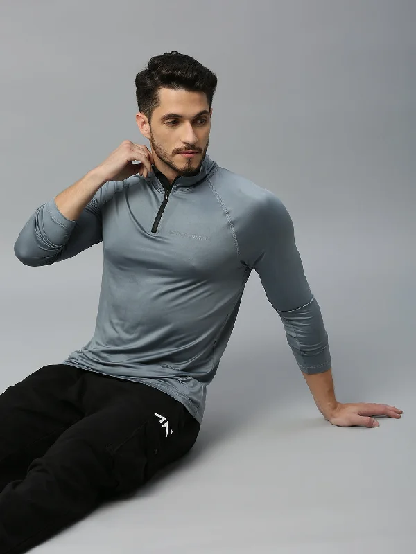 Zip Semi Compression Tshirt