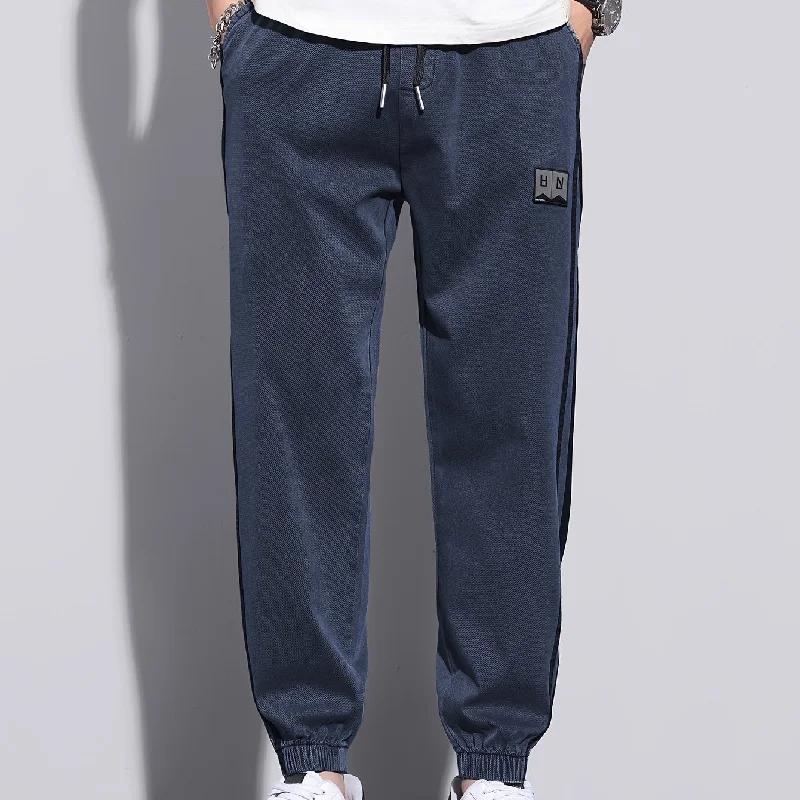 kkboxly Patched Men's Casual Color Block Drawstring Cropped Pants With Pockets For Spring Summer Fall Outdoor