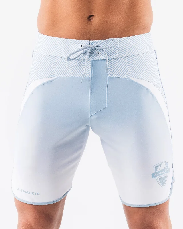 Crescent Boardshort - Sky White