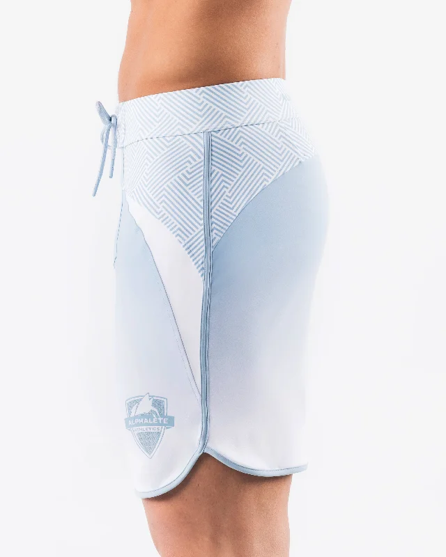 Crescent Boardshort - Sky White