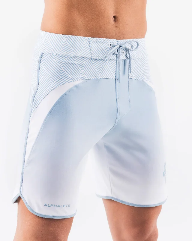 Crescent Boardshort - Sky White