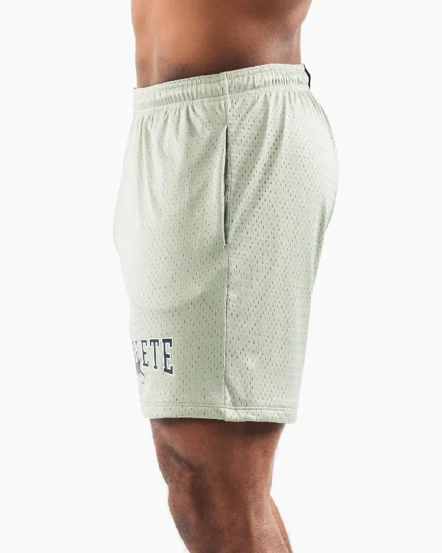 Wolf Head Mesh Short 6"" - Sage