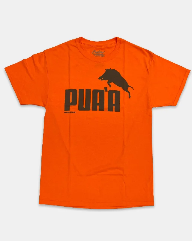 PUA'A SPORT Safety Orange Tee