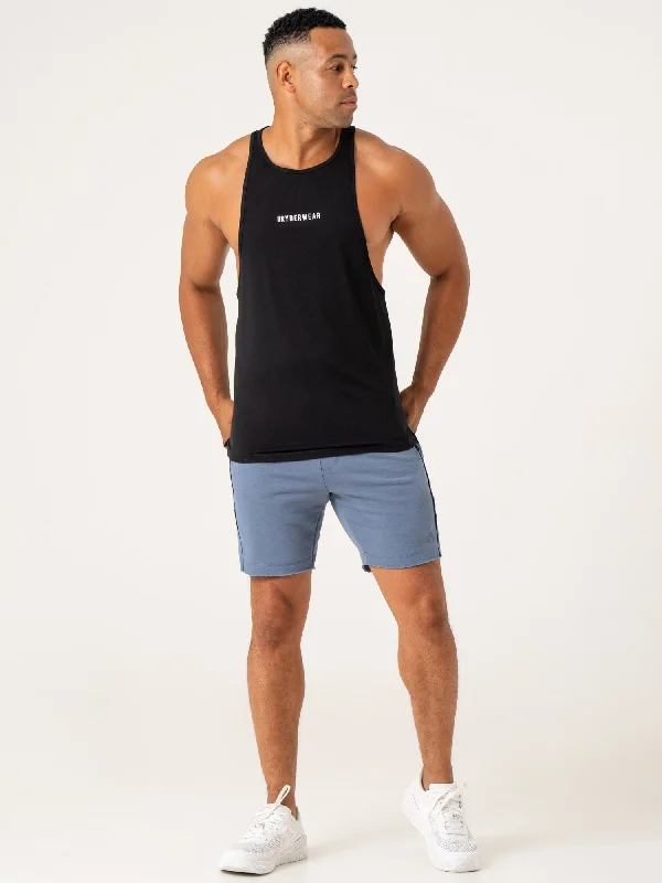 Pursuit Track Shorts - Denim Blue