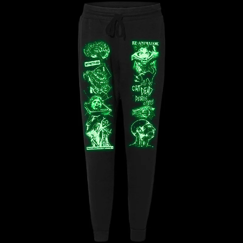 RE-ANIMATOR: DEATH DEFEATED - JOGGER SWEATPANTS (GLOW IN THE DARK)