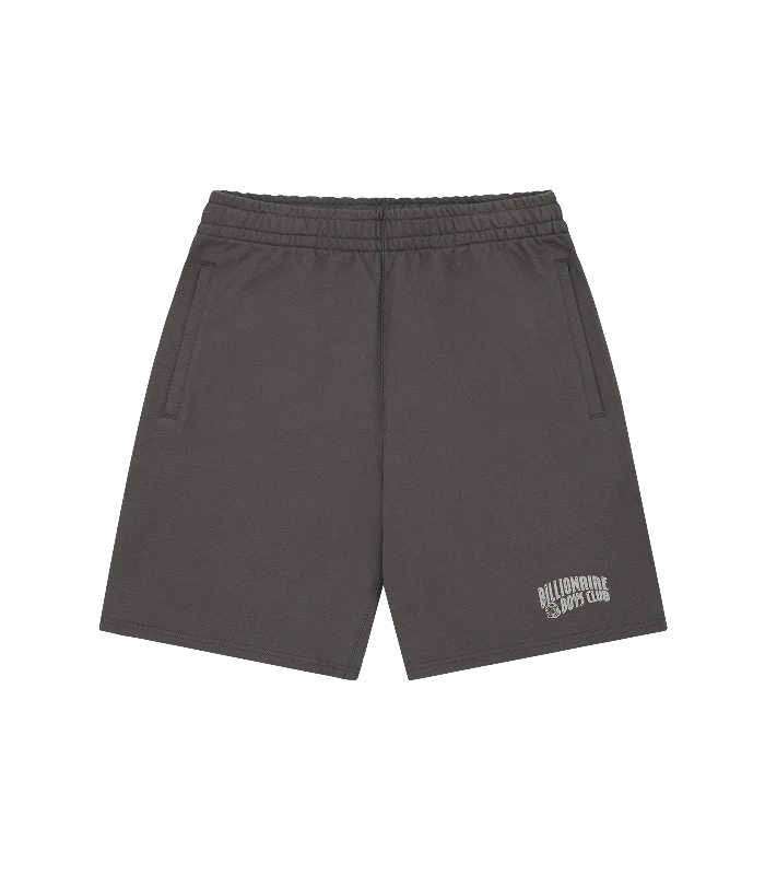 SMALL ARCH LOGO SHORTS - SPACE GREY