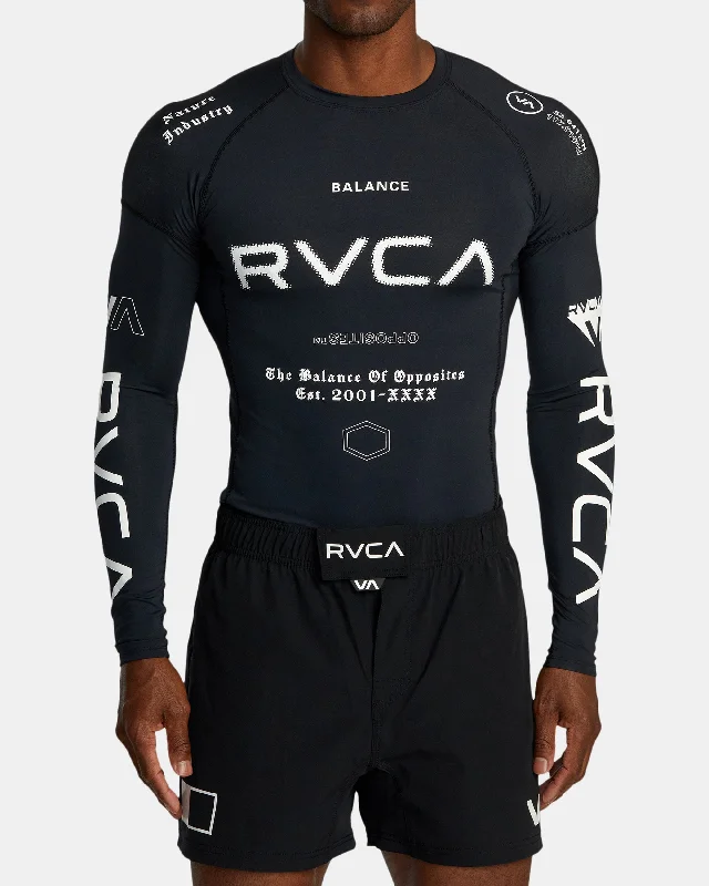 VA Sport Long Sleeve Rashguard - Black All Brand 2