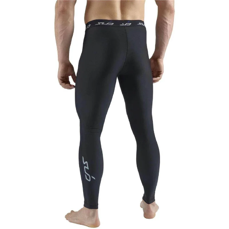 Sub Sports Cold Thermal Compression Mens Long Running Tights - Black