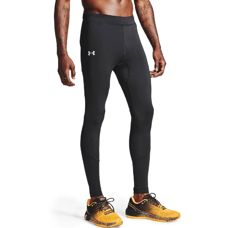 Under Armour Fly Fast HeatGear Mens Long Running Tights - Black