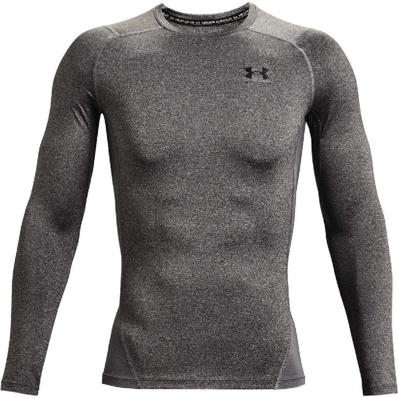 Under Armour Heatgear Armour Long Sleeve Mens Compression Top - Grey