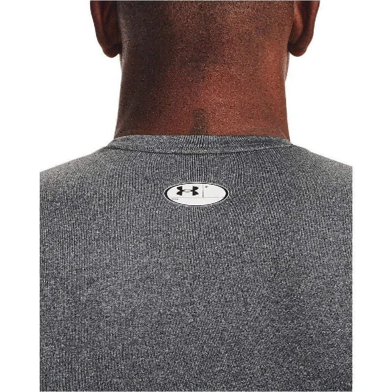 Under Armour HeatGear Armour Mens Sleeveless Compression Top - Grey