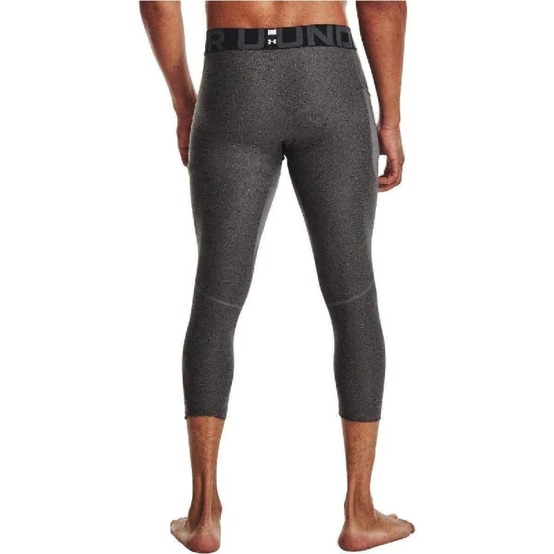 Under Armour HeatGear Mens 3/4 Capri Training Tights - Grey