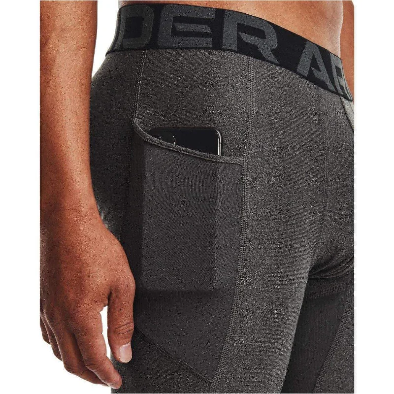 Under Armour HeatGear Mens 3/4 Capri Training Tights - Grey