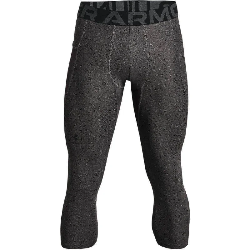 Under Armour HeatGear Mens 3/4 Capri Training Tights - Grey