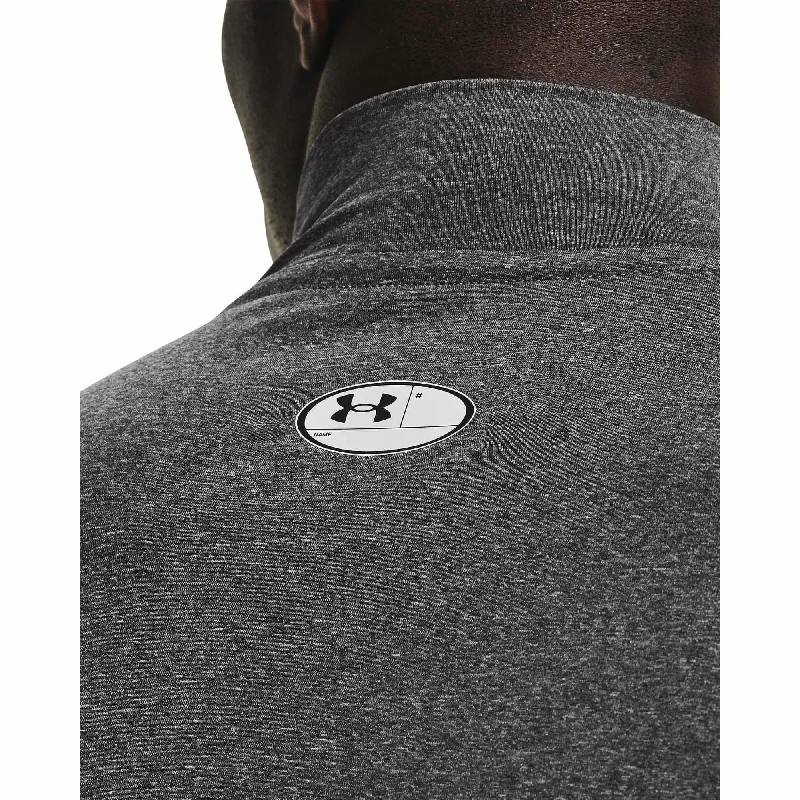 Under Armour HeatGear Mock Long Sleeve Mens Training Top - Grey