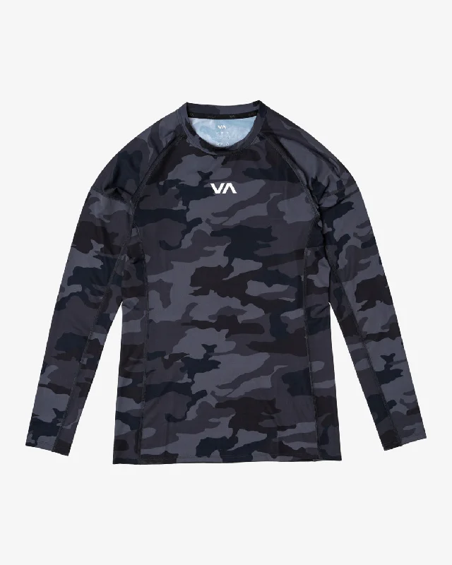 VA Sport Long Sleeve Rashguard - Black Camo