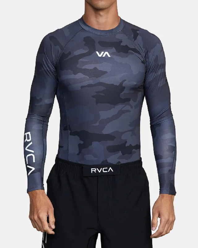 VA Sport Long Sleeve Rashguard - Black Camo