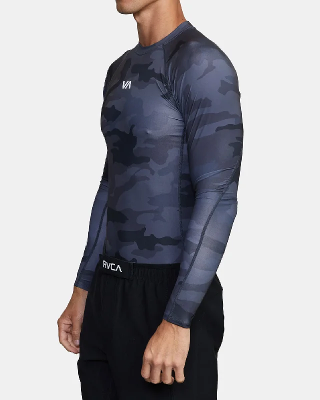 VA Sport Long Sleeve Rashguard - Black Camo