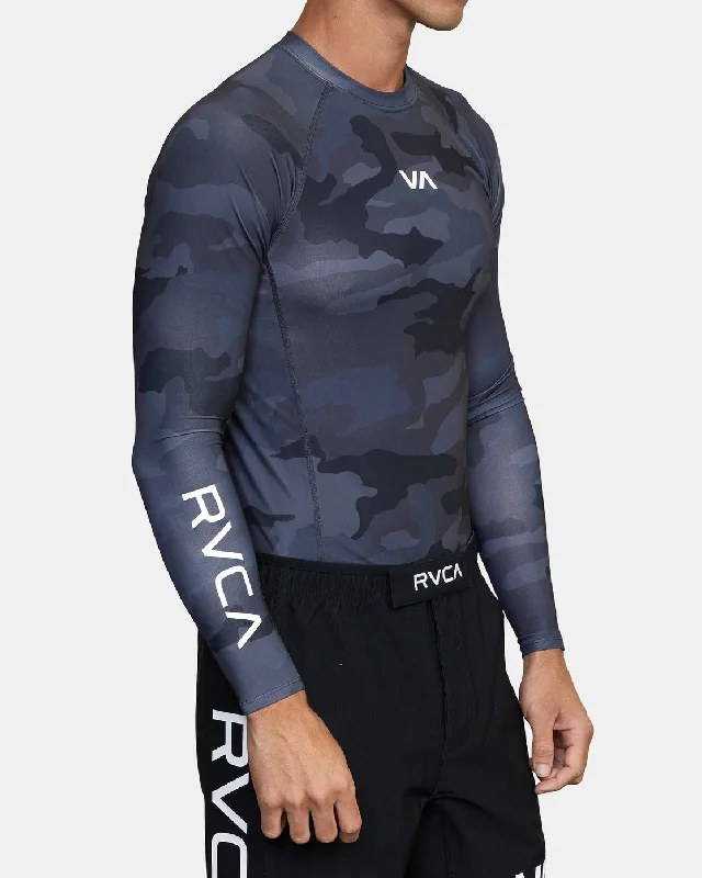 VA Sport Long Sleeve Rashguard - Black Camo