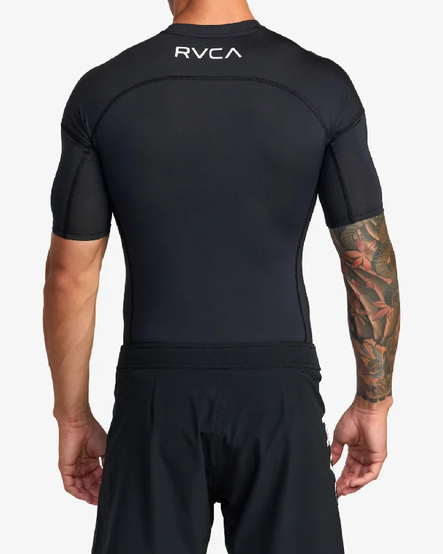 VA Sport Short Sleeve Rashguard - Black