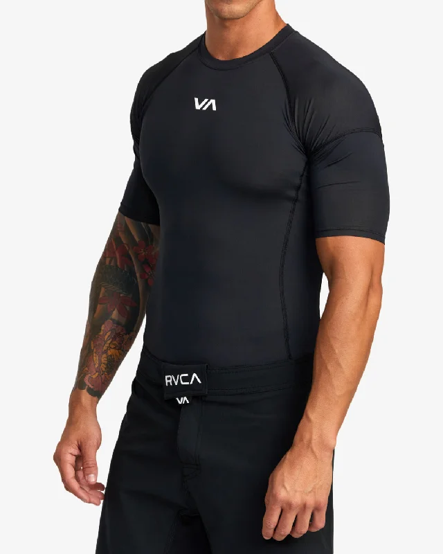 VA Sport Short Sleeve Rashguard - Black