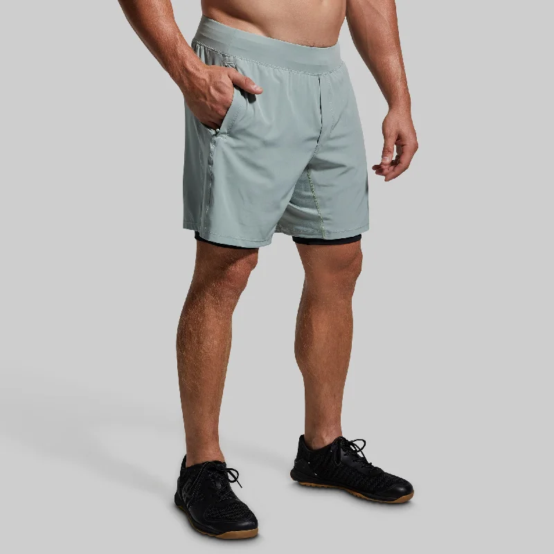 Versatile Short w/ Compression 7"" (Sea Sage)