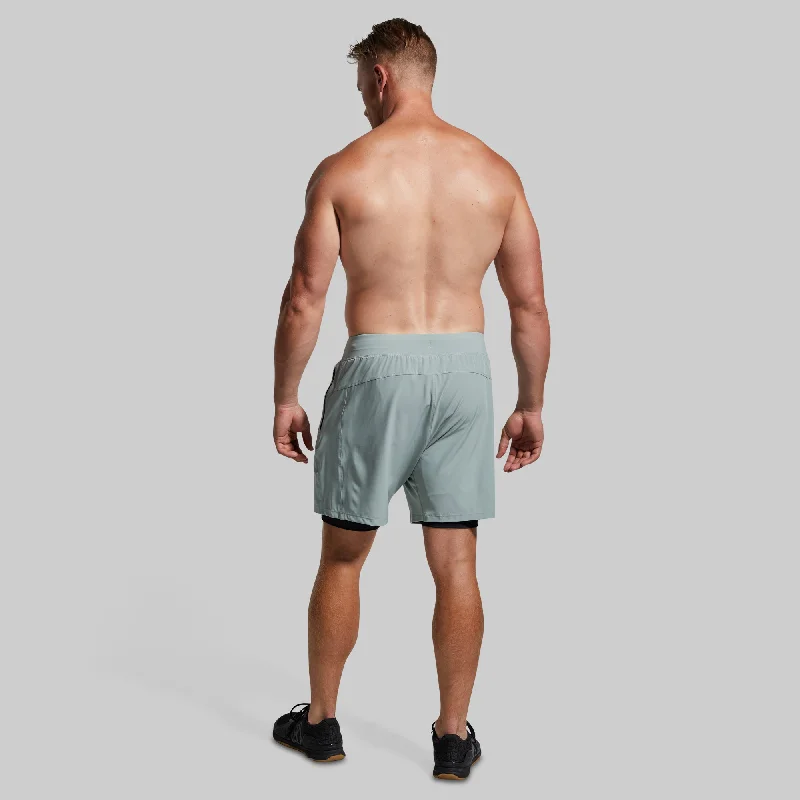 Versatile Short w/ Compression 7"" (Sea Sage)