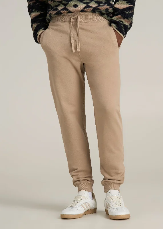 Wearever 2.0 French Terry Jogger for Tall Men in Light Camel