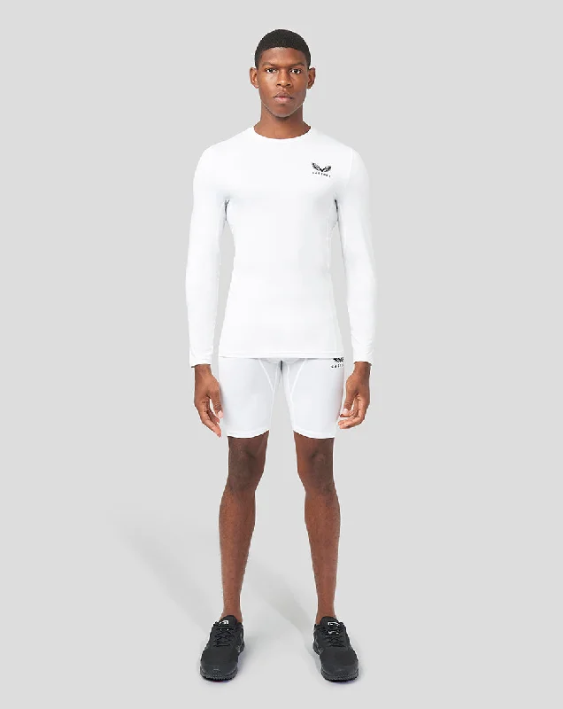 White Long Sleeve Baselayer Top