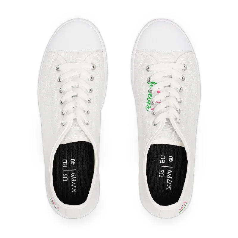 Alpha Kappa Alpha Women's Low Top Sneakers