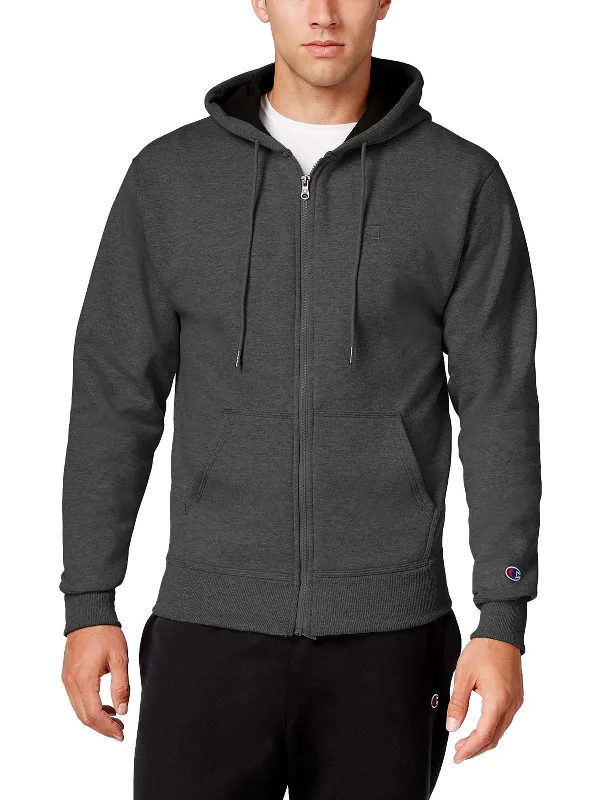 Big & Tall Mens Fleece Full Zip Hoodie