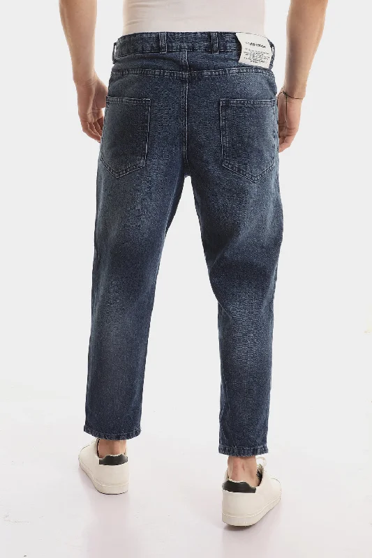 Front Wash With Splatter Jeans (11197) - White Rabbit