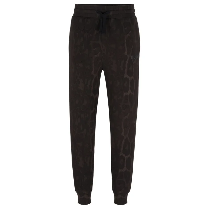 Jaglion-pattern tracksuit bottoms in French-terry cotton