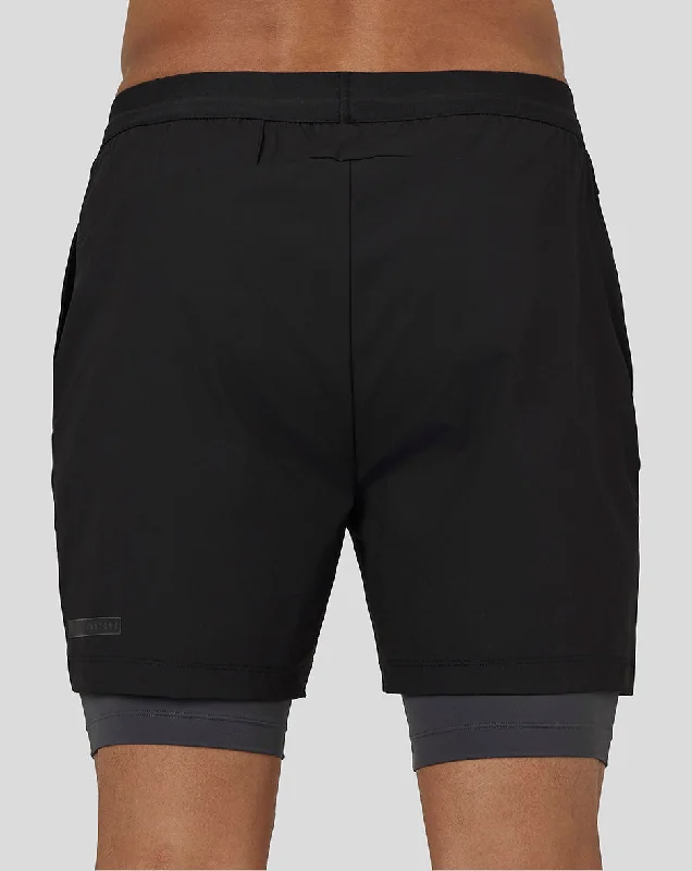 Men’s Flow 2-in-1 Shorts - Black