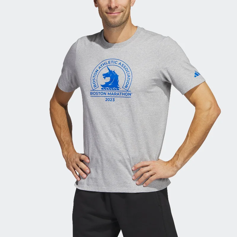 Men's adidas Boston Marathon 2023 Logo Tee