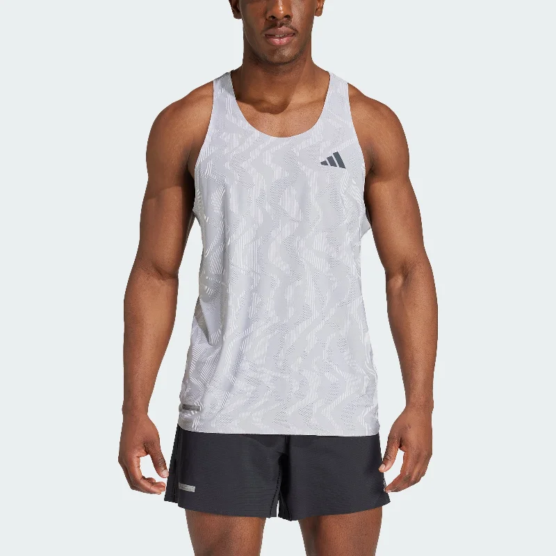 Men's adidas Ultimate Engineered Running Singlet